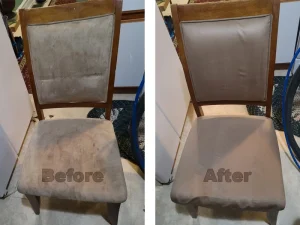 Chair Before-After - Neptune Cleaning Inc